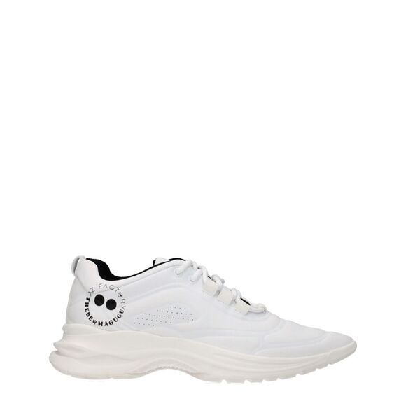 AZ Factory White Leather Women's Sneakers - Picture 1 of 5